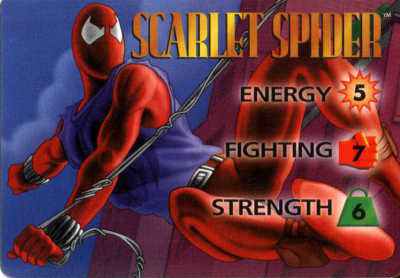 Scarlet Spider 3-Grid Character Card